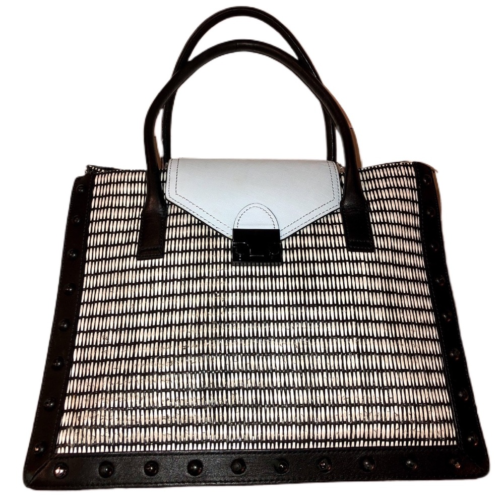 Authentic LOEFFLER RANDALL STUDDED HANDBAG!! - Picture 4 of 8